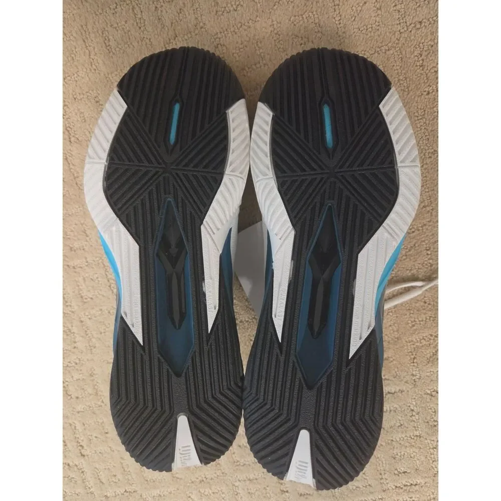 New Wilson Shoes Mens Size 11 White Blue Rush Pro 4.0 Tennis Ortholite